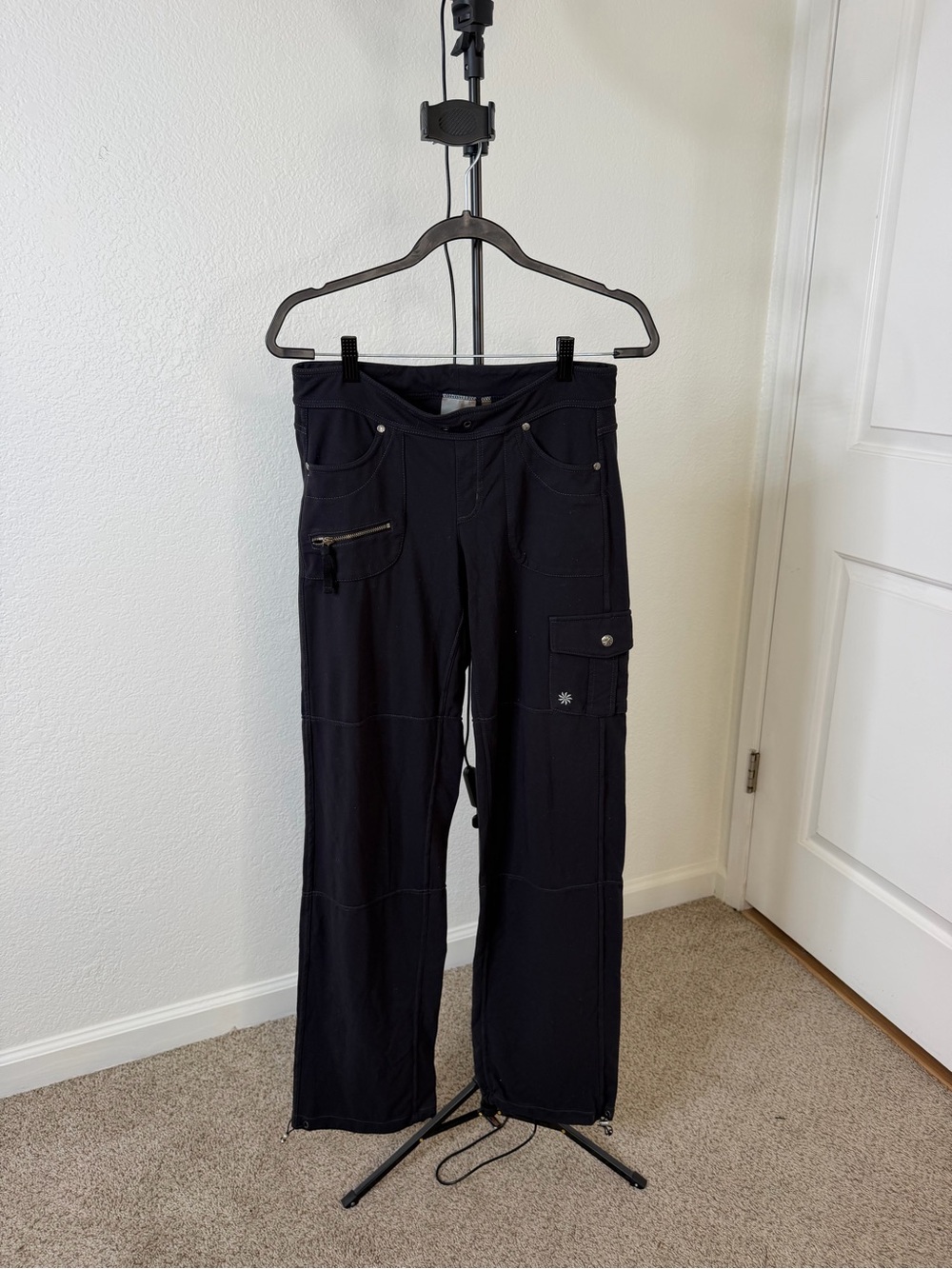 Athleta Black High-Rise wide leg pants S